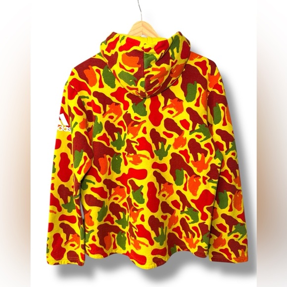 Adidas x Pharrell Williams NERD Yellow ERG Glo Hoodie M - Picture 3 of 7